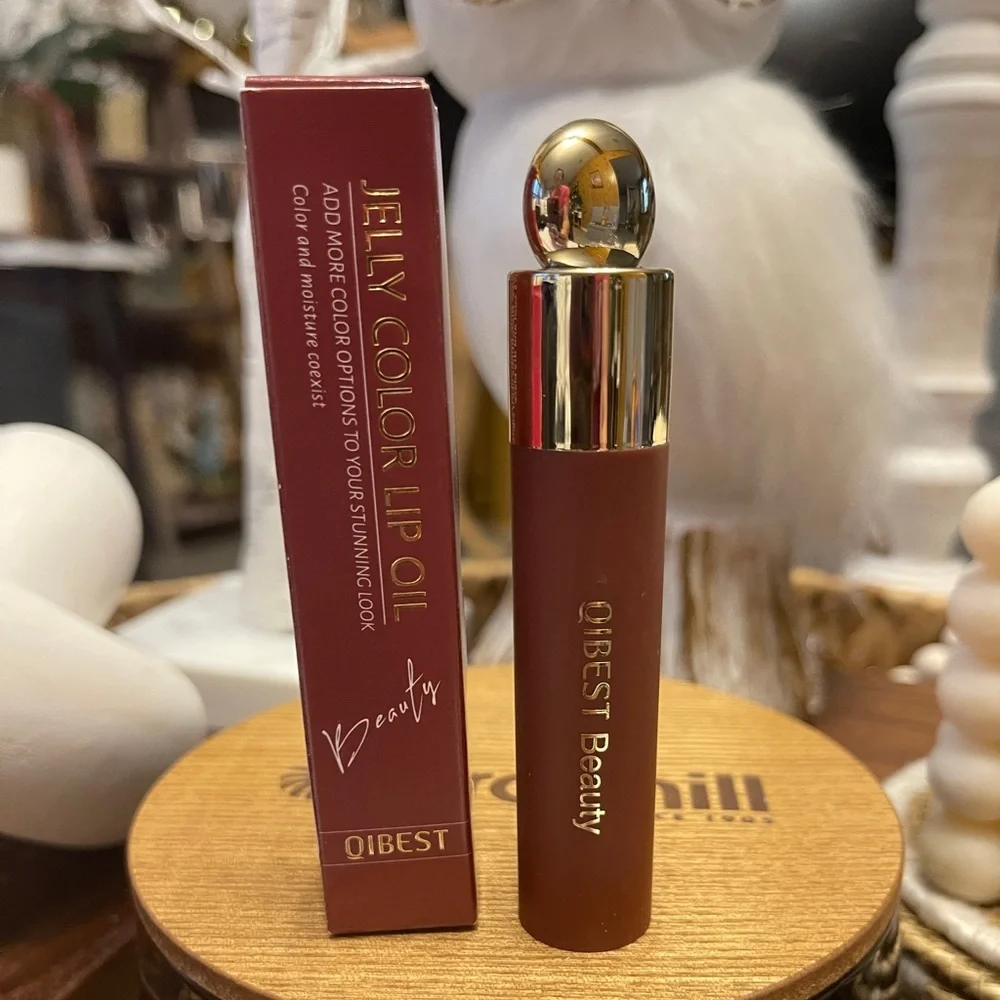 QIBEST BEAUTY Jelly Tinted Lip Gloss In Vermilion